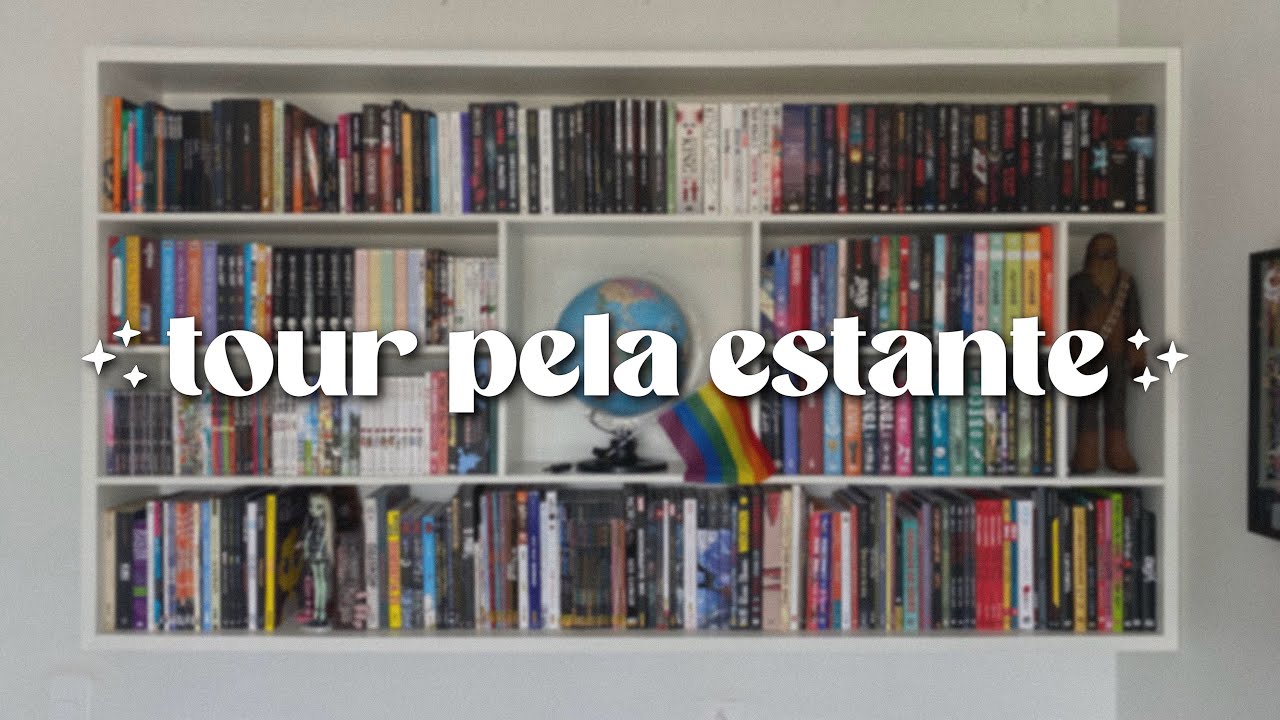 todos os 1500 livros que tenho | bookshelf tour 2024