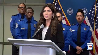 Noem makes stop in South Florida as judge allows immigration agents to continue Minnesota operation