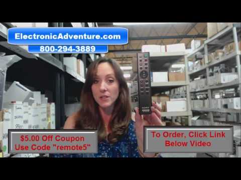 Sony RMT-AH100U Coupon $5 Off Remote Control Sound Bar (RMTAH100U)(149293011)ElectronicAdventure.com