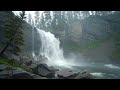 Water Flowing In A Mountain Forest 12 Hours Waterfall Sounds Flowing Water White Noise For Sleep