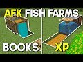 Easiest AFK Fish Farms Minecraft Bedrock 1.20