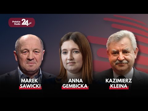Poranek Polskiego Radia 24 - Anna Gembicka, Marek Sawicki, Krzysztof Kawęcki, Krzysztof Lipiec