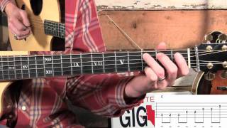 How to Flatpick Billy in the Lowground on Guitar...Basic & Advanced!
