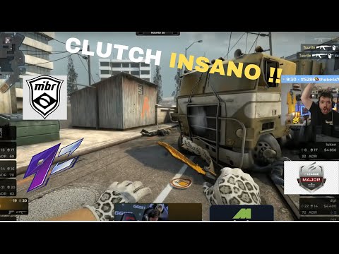 CLUTCH INSADO DO TUURTLE !! MIBR vs 9z - PGL Major Antwerp | CSGO HIGHLIGHTS