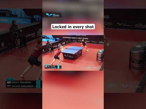 Mariia Tailakova takes down Qualifying seed no. 6 earlier today 🎯 #WTTAlmaty #TableTennis