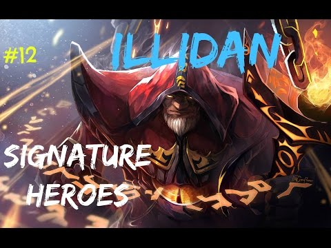Dota 2 Signature Heroes#12 - Elements.Illidan Warlock High MMR Gameplay Highlights