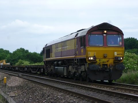 66076 Bescot Engineers with Colas Rail Crane