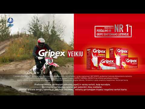 GRIPEX. Veikiu. 15s