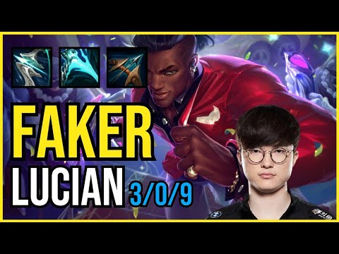 FAKER - LUCIAN vs TWISTED FATE Mid - KR Grandmaster - Patch 11.4