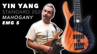 Video thumbnail for DEMO | 2020 Mahogany Yin Yang 5 Standard with EMG's 🦋 by Fodera Guitars