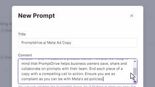 2. How to Create a Prompt