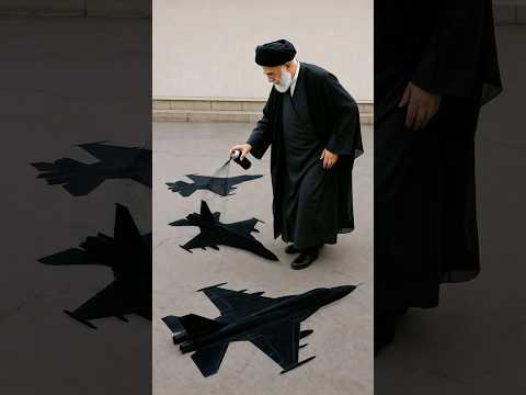 Khamenei’s GIANT Spray-Painted Jets Trick — Trump Bombs the Desert! 😂✈️