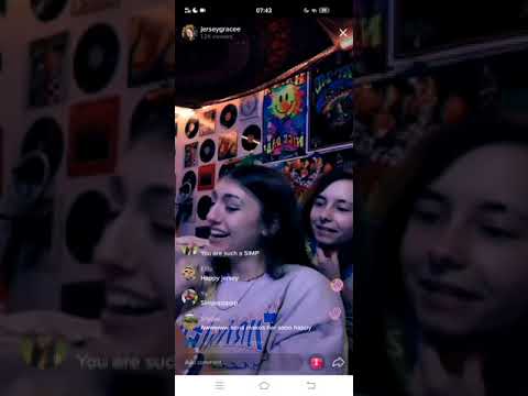 @jerseygracee live while on facetime with Anna Shumate (Feb 8, 2021)