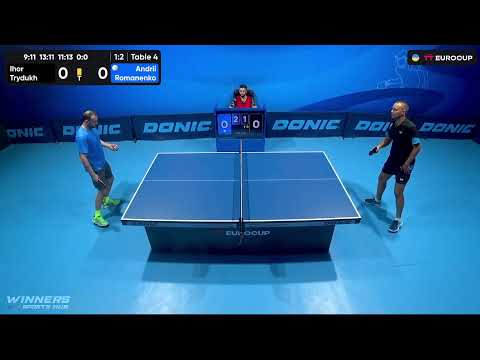 18:25 Ihor Trydukh - Andrii Romanenko 16.09.2023 TT Euro.Cup Ukraine Professional. TABLE 4