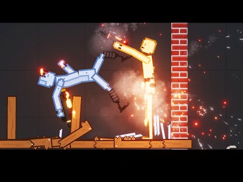 Robots Fighting Each Other In People Playground Vol.1