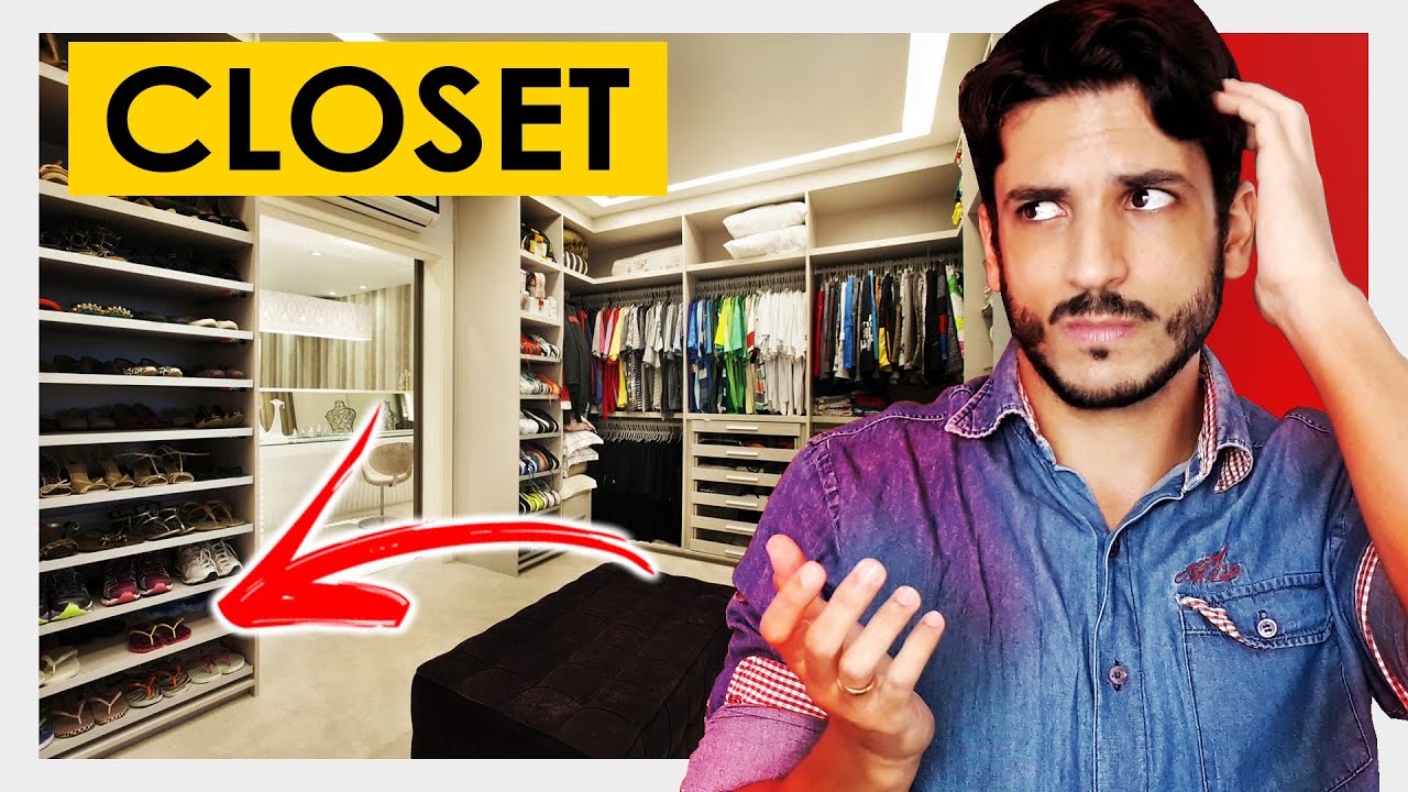 CLOSET TAMANHO IDEAL - MESMO PARA ESPAÇOS PEQUENOS