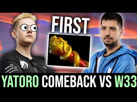Yatoro COMEBACK vs w33 — WTF BUILD on Alchemist