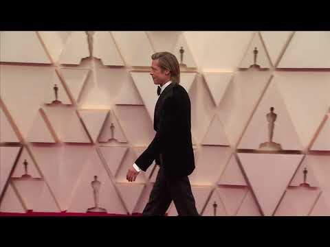 Oscars 2020 Arrivals: Brad Pitt | ScreenSlam