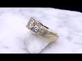 video - Mokume Bubble Cluster Engagement Ring