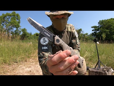 COLD STEEL LUZON MEDIUM - 8Cr13MoV STEEL - DESTRUCTION TEST - UNTIL IT BREAKS - TINY FKA @csknives