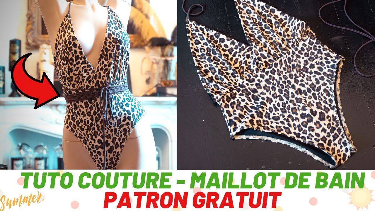 Comment coudre un maillot de bain - PATRON GRATUIT