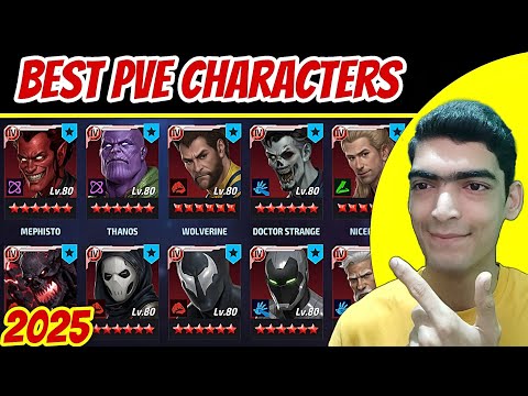 Best PvE Characters 😍 ABX, ABL, WBL & GBR| Marvel Future Fight
