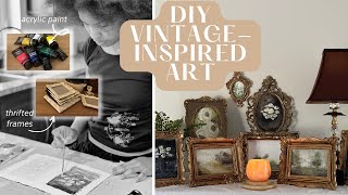 How to Create Stunning Vintage-Inspired Art on a Budget
