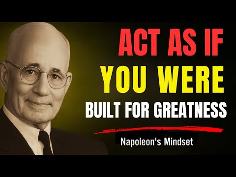 Act As If You Were Built for Greatness | Napoleon Hill