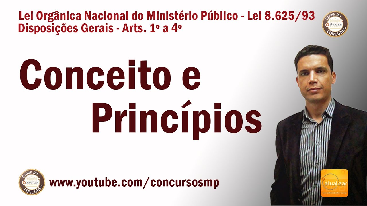 Lei 8.625/93 - Arts. 1º ao 4º (Disposições Gerais)