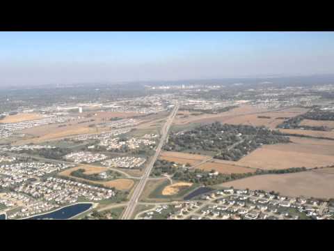 Landing at Eastern Iowa Airport in Cedar