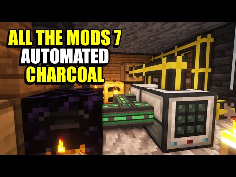 DEWSTREAM - Ep19 Automated Charcoal - Minecraft All The Mods 7 Modpack