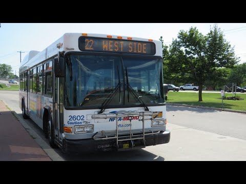 NFTA METRO RIDE | ROUTE 22 INBOUND | FULL ROUTE | BUS 2602 - 2006 GILLIG HYBRID