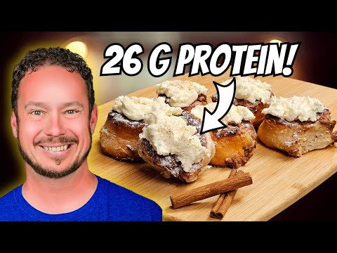 How to Make HIGH PROTEIN Cinnamon Rolls for Weight Loss!