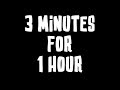 3 Minutes Timer Interval 1 Hour
