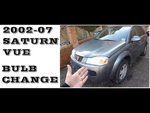 How to change Headlight bulbs in Saturn Vue