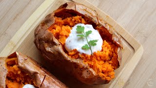How to Bake Sweet Potatoes in the Oven | Oven Baked Sweet Potatoes Recipe | The Sweetest Journey
