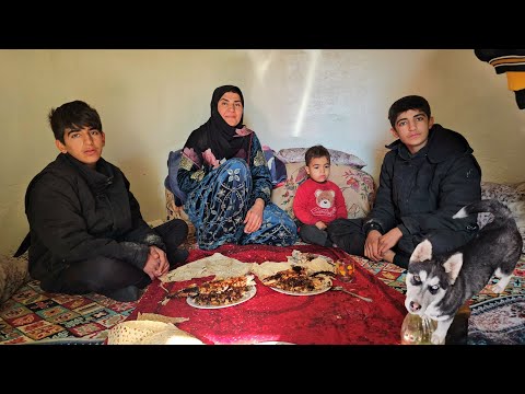 Ogień, ryby i przetrwanie: specjalny posiłek Maryam w zimnej górskiej jaskini