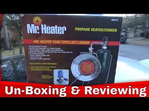 Unboxing & Reviewing The Mr. Heater Propane Heater/Cooker