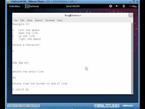 How to use VI in Linux