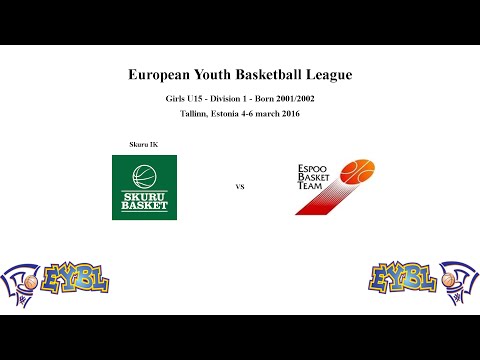 Skuru Basket (Sweden) vs Espoo Basket Team (Finland) - EGBL - 2016-03-06