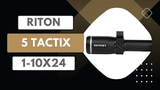 Video: Riton Optics X5 Tactix 1-10x24 LPVO FFP Belyst 3OT Kikarsikte