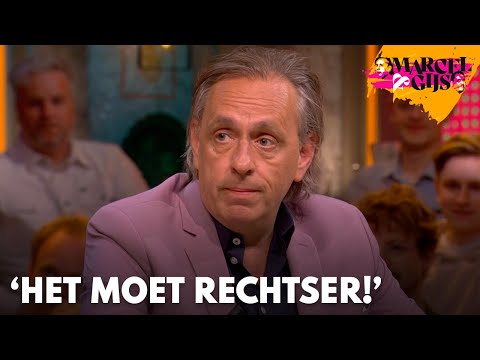 Marcel krijgt feedback op talkshow: ‘Het moet rechtser!’ | MARCEL & GIJS