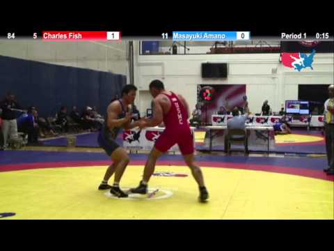 Dual #12   84 KG   Charles Fish USA #4 vs  Masayuki Amano JPN