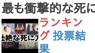 最も衝撃的な死に方をしたアニメキャラは？【ランキング】