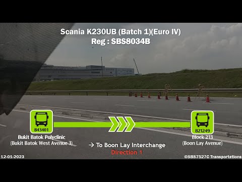 [SBS Transit] Scania K230UB Euro 4 (B1) | SBS8034B on route 174