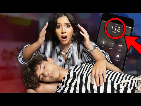 AM LEȘINAT IN FAȚA IUBITEI MELE *prank* (a plâns si a sunat la 112)
