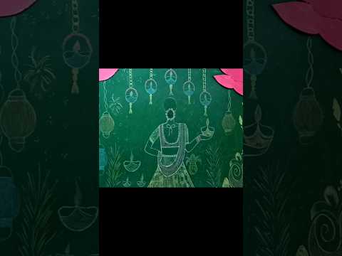 Green Board Decoration Ideas With Chalk #art #shorts #greenboard #drawing #artwork #shortsfeed