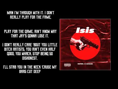 Sniper J x Aw6ken - Isis (Remix) (Lyric Video)