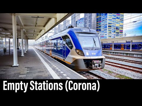 Train Cab Ride NL / Coronavirus / Amsterdam - Den Haag - Amsterdam - Haarlem / March 2020