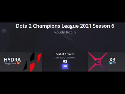 [RU] HYDRA vs X3 Dota 2 Champions League 2021 Season 6
